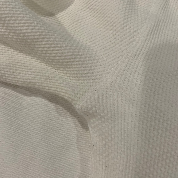 Free People Damsel Snap Cuff Thermal, white - Picture 8 of 8